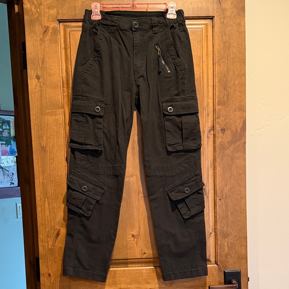 Black cargo pants